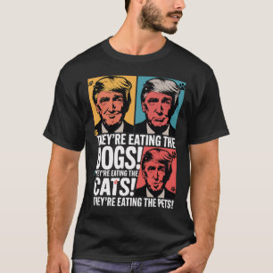 T-shirt Ils mangent les chiens Trump contre Kamala 2024 El