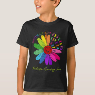 T-shirt Ils Me Combattent. Équipe d'oncologie. Radiation O