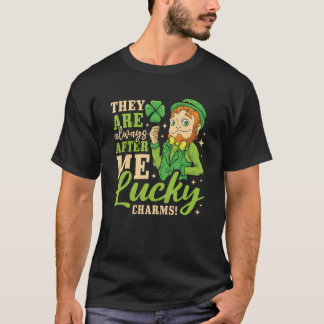 T-shirt Ils Me Suivent Toujours Chance Charms St patrick
