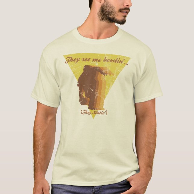 T-shirt Ils me voient chemise de cru de Bowlin (Devant)