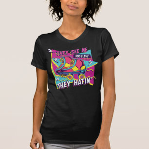 T-shirt Ils me voient rouler, ils détestent Rétro 90