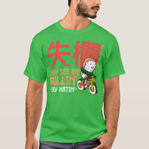 T-shirt Ils me voient rouler, ils haïssent Funny Sushi Rol