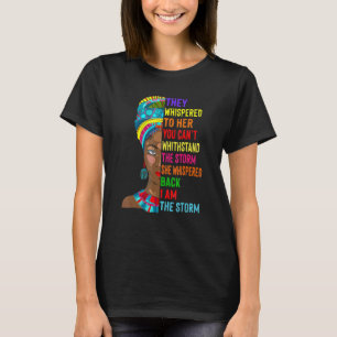 T-shirt Ils M'Ont Fait Tremper La Tempête Africaine Afro N