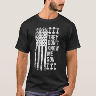 T-shirt Ils Ne Me Connaissent Pas Fils Motivation De Bodyb