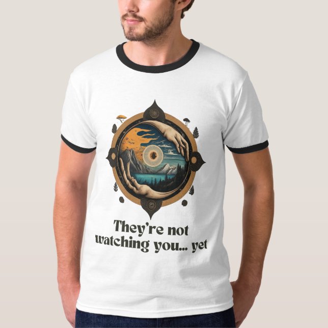 T-shirt Ils ne vous regardent pas... Pourtant - Oeil de My (Devant)