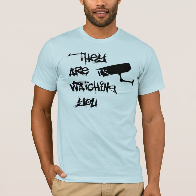 T-shirt Ils observent (Devant)
