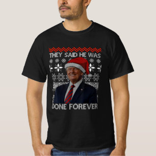 T-shirt Ils Ont Dit Qu'Il Avait Été Fait Pour Trump Vintag