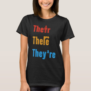 T-shirt Ils sont Anglais Enseignant Grammar Explan