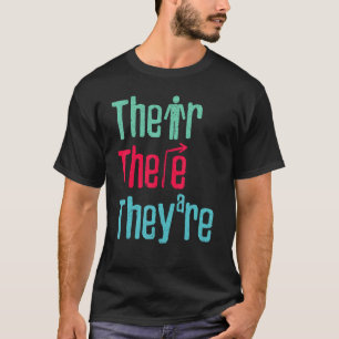 T-shirt Ils sont Anglais Enseignants Grammar Police
