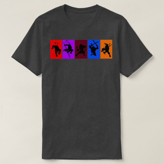 T-shirt Ils sont l'équipe de combat la plus redoutable au  (Design devant)