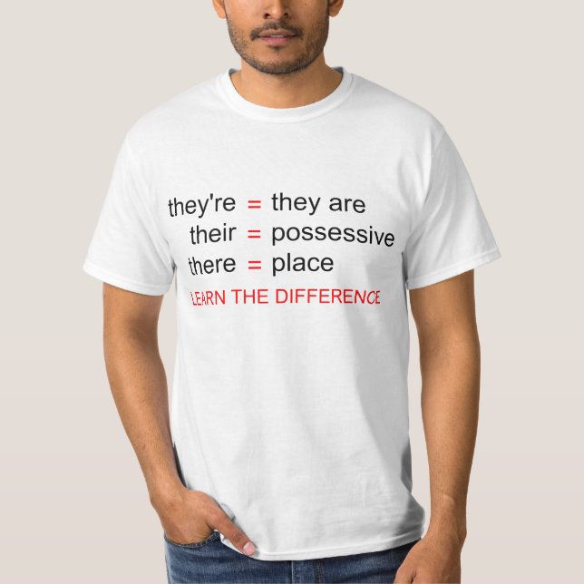 T-shirt ils sont leurs là (Devant)