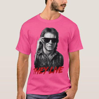 T-shirt ils vivent famille rétro