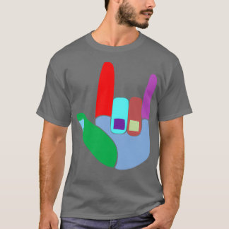 T-shirt ILY ASL deaf hand sign ASL 2