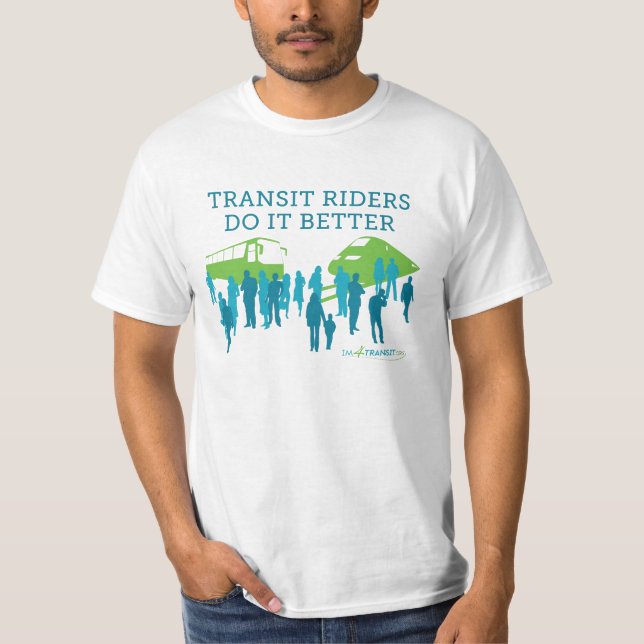 T-shirt IM4Transit.org -- Des "cavaliers de transit il (Devant)