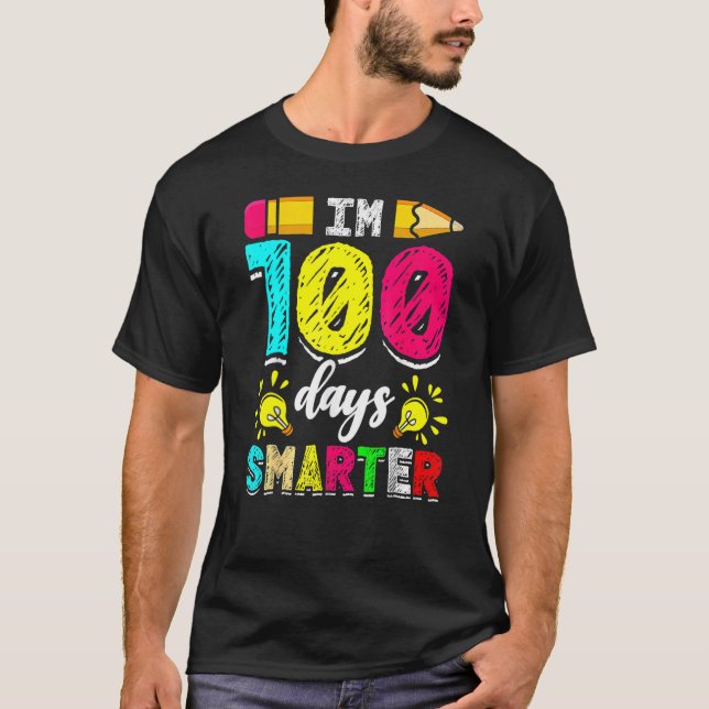 T-shirt I'm 100 Days Smarter Student 100th School Day Chal (Devant)