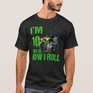 T-shirt Im 10 Voici Comment je roule 10 Ans 10e Anniversai
