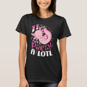 T-shirt I'm 11 Let's Party A Lotl Axolotl Birthday Celebra
