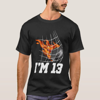 T-shirt I'M 13 Ice Hockey Goal Net Sports N 13E