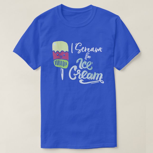 T-shirt I'm 2 Birthday Ice Cream Truck Party 2nd Years Old (Design devant)