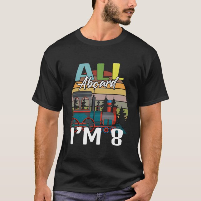 T-shirt I'M 8 Py All Abroad Train Trip (Devant)