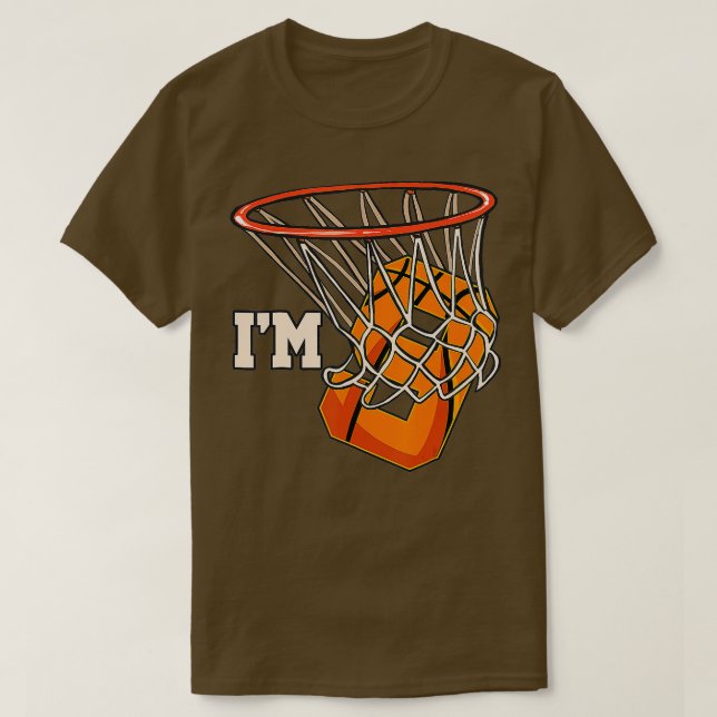 T-shirt Im 9 Basketball Hème Anniversaire Fête 9t (Design devant)