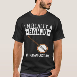 T-shirt Im A Banjo In A Human Costume Halloween Music