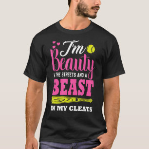 T-shirt I'm A Beauty In The Street And A Beast In My Cleat