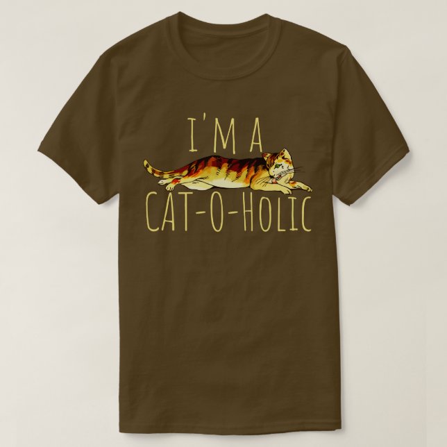 T-shirt Im A Catoholic (Design devant)