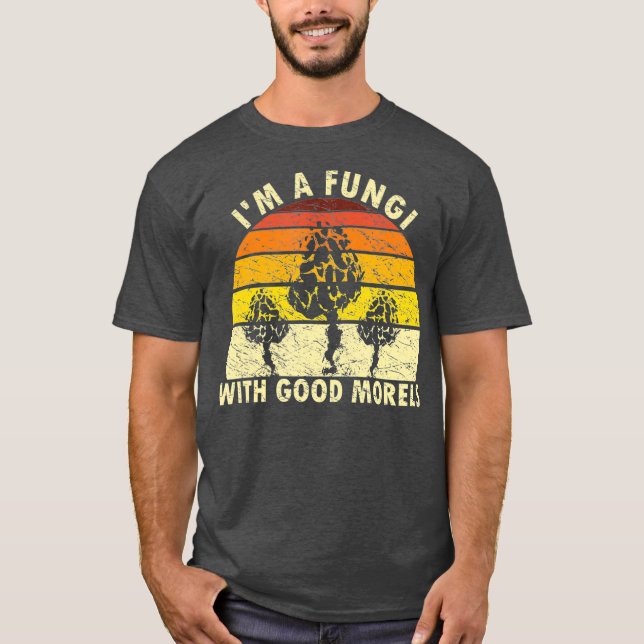 T-shirt Im A Fungi Funny Champignons Recherche Rétro (Devant)
