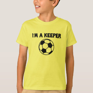 T-SHIRT IM A KEEPER- SPORTY SLANG- SOCCER KIDSS TEST