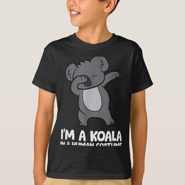 T-shirt I'm A Koala In A Human Costume Funny Koala  (Devant)