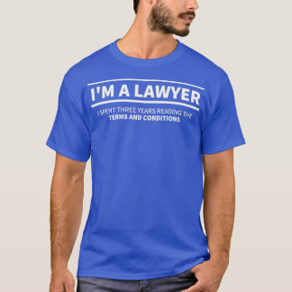 T-shirt IM A LAWYER Texte blanc