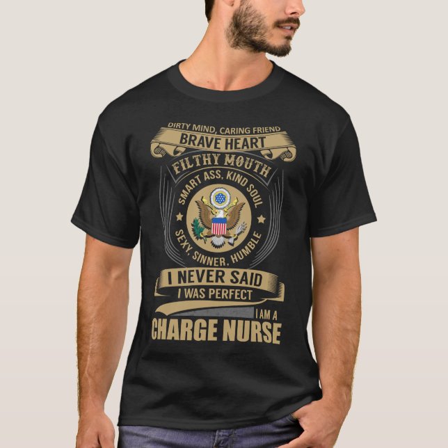 T-shirt I'm a Lot Nurse I Never Said I (Devant)