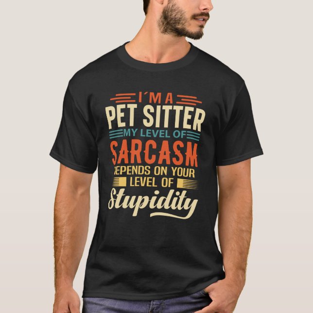 T-shirt I'm A Pet Sitter (Devant)