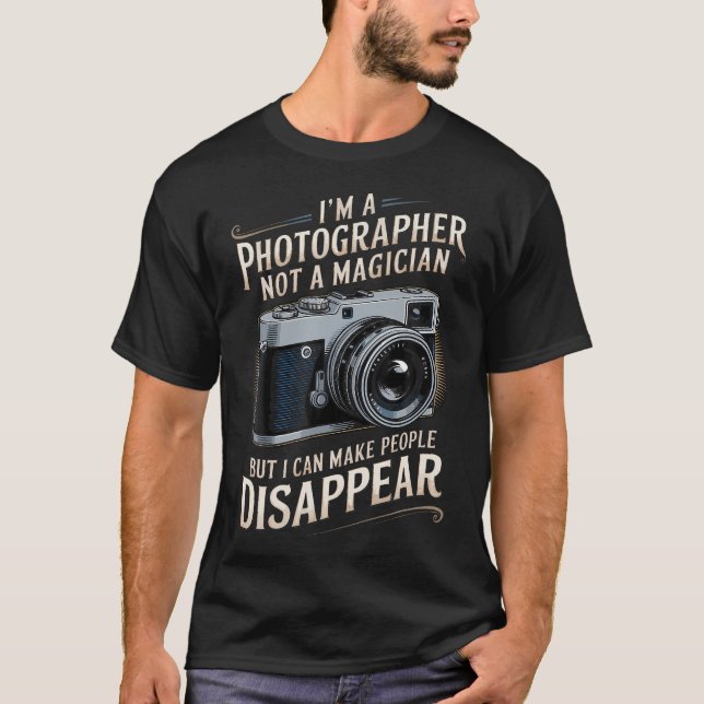 T-shirt I'M A Photographer Cameraman Photo Camera Funny Ph (Devant)