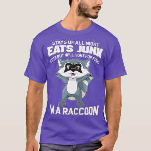 T-shirt Im A Raccoon Drôle cadeau animal pour poupée de dé