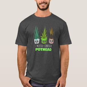 T-shirt I'm A SelfConfessed Pothead - Funny Plante Lover P