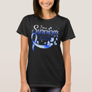 T-shirt I'm A Survivor Hydrocephalus Awareness Butterfly R