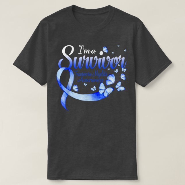 T-shirt I'm A Survivor Transverse Myelitis Awareness Butte (Design devant)