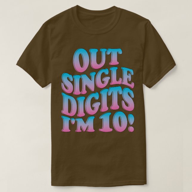 T-shirt im à un chiffre (Design devant)