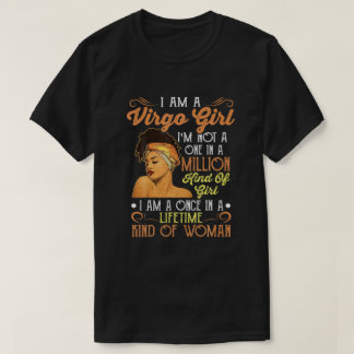 T-shirt I'm A Virgo Girl Black Women Virgo Girl