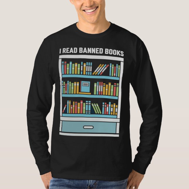 T-shirt I'm at The Banned Books I Read Banned Books (Devant)