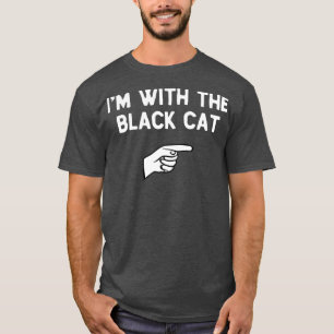 T-shirt Im Avec Costume Chat Noir Halloween Correspondant