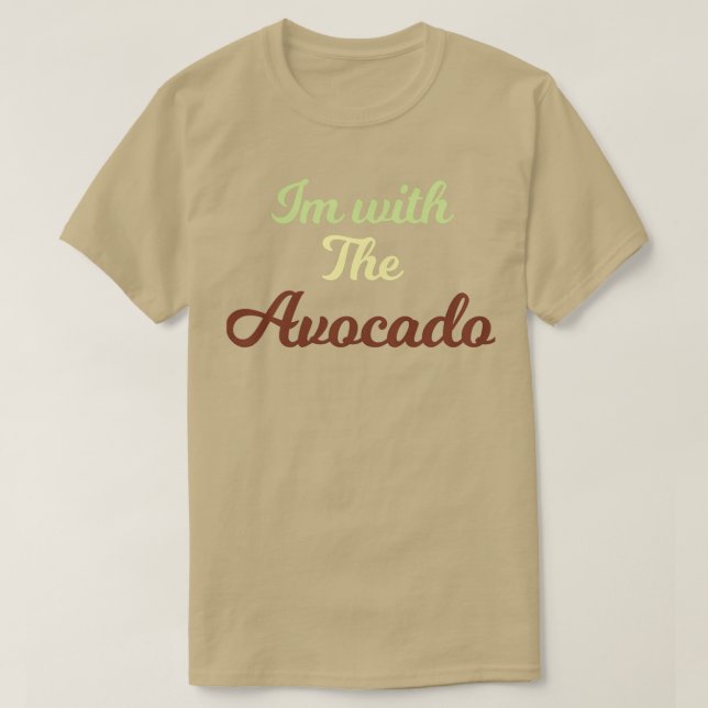 T-shirt Im Avec L'Avocado 2 2 (Design devant)