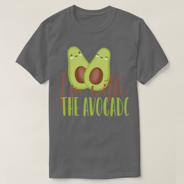 T-shirt im avec l'avocat à 2 (Design devant)