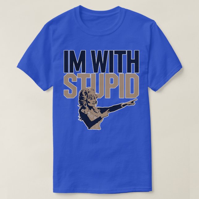 T-shirt im avec stupide 11 (Design devant)