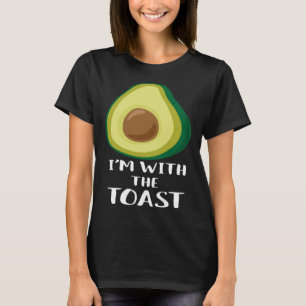 T-shirt Im Avec Toast Fun Couples Amis Soeurs Matc
