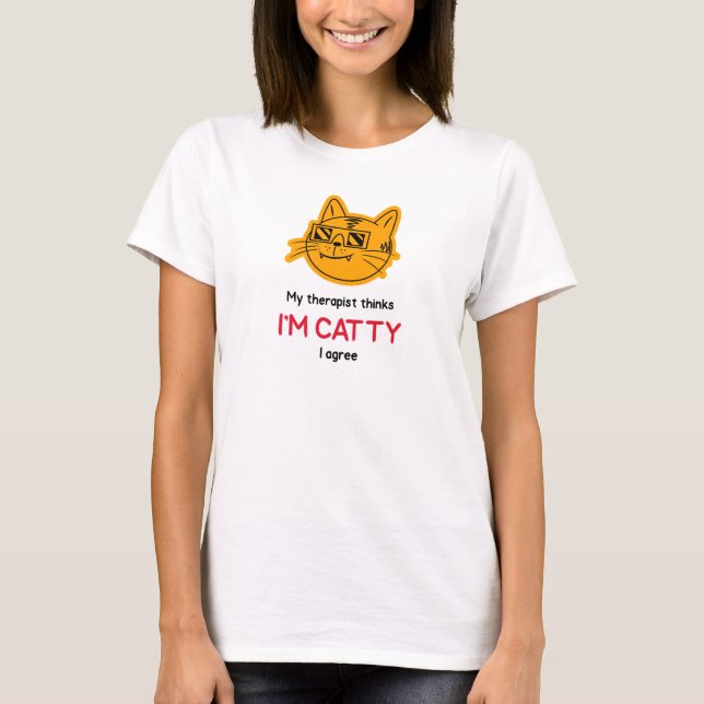 T-shirt 'I'm Catty' ! (Devant)