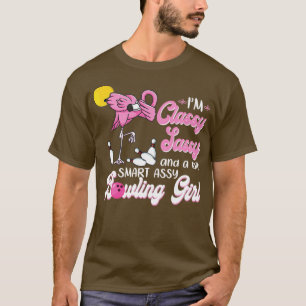 T-shirt Im Classy Sassy Et Un Peu Smart Assy Bowling Girl