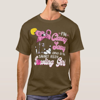 T-shirt Im Classy Sassy Et Un Peu Smart Assy Bowling Girl